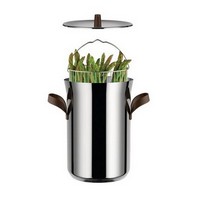 photo Alessi-edo Asparagus pot in 18/10 stainless steel suitable for induction 3